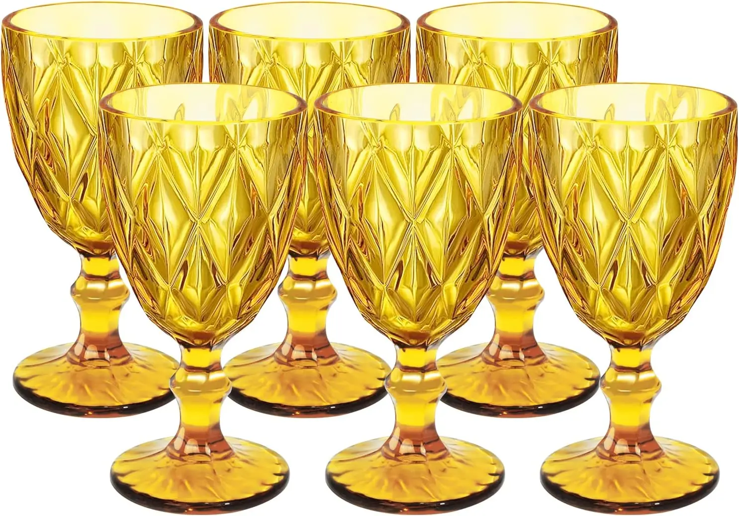 [030] Drinkware, Goblet, Amber